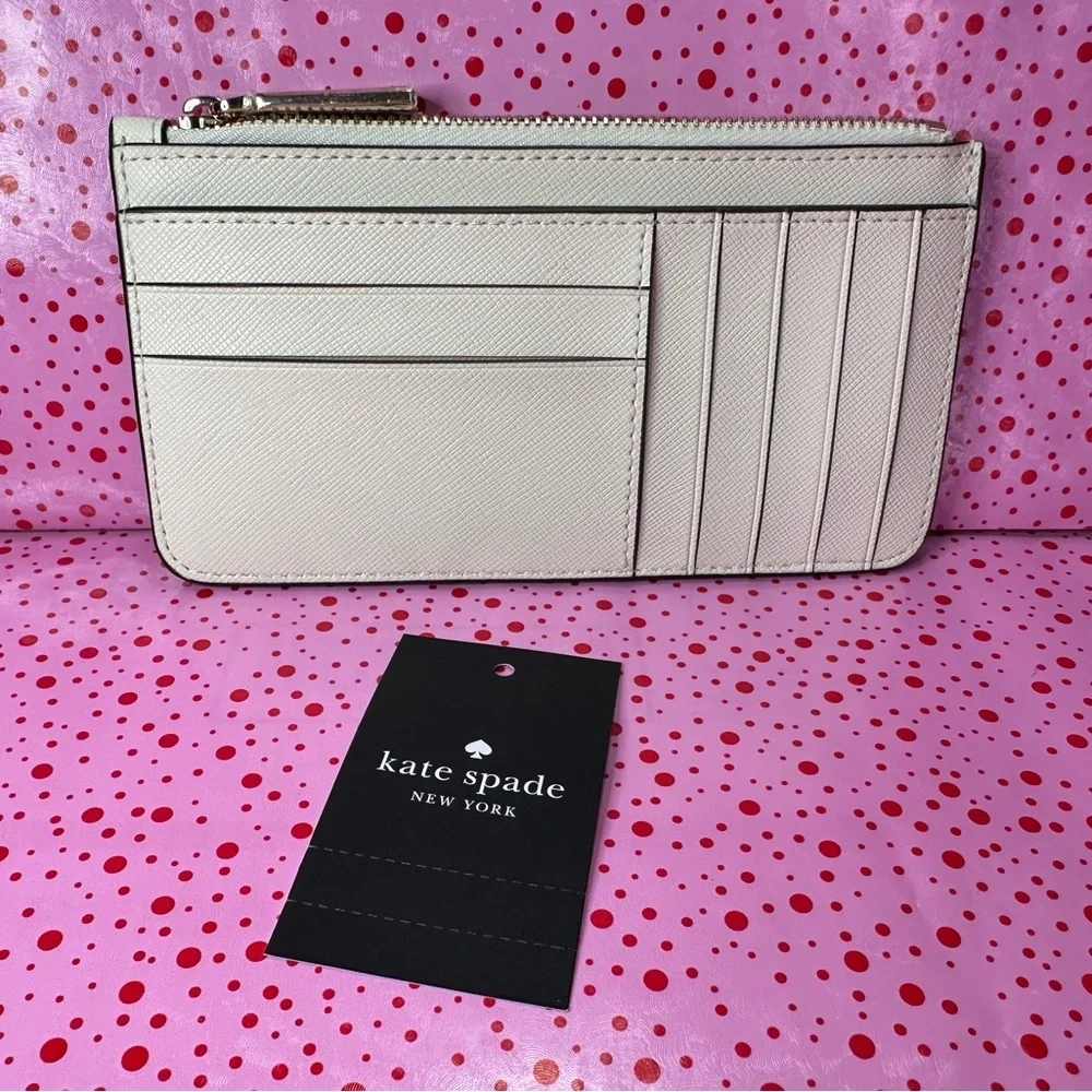 kate spade Oh What Fun! Nutcracker large slim cardholder NWT